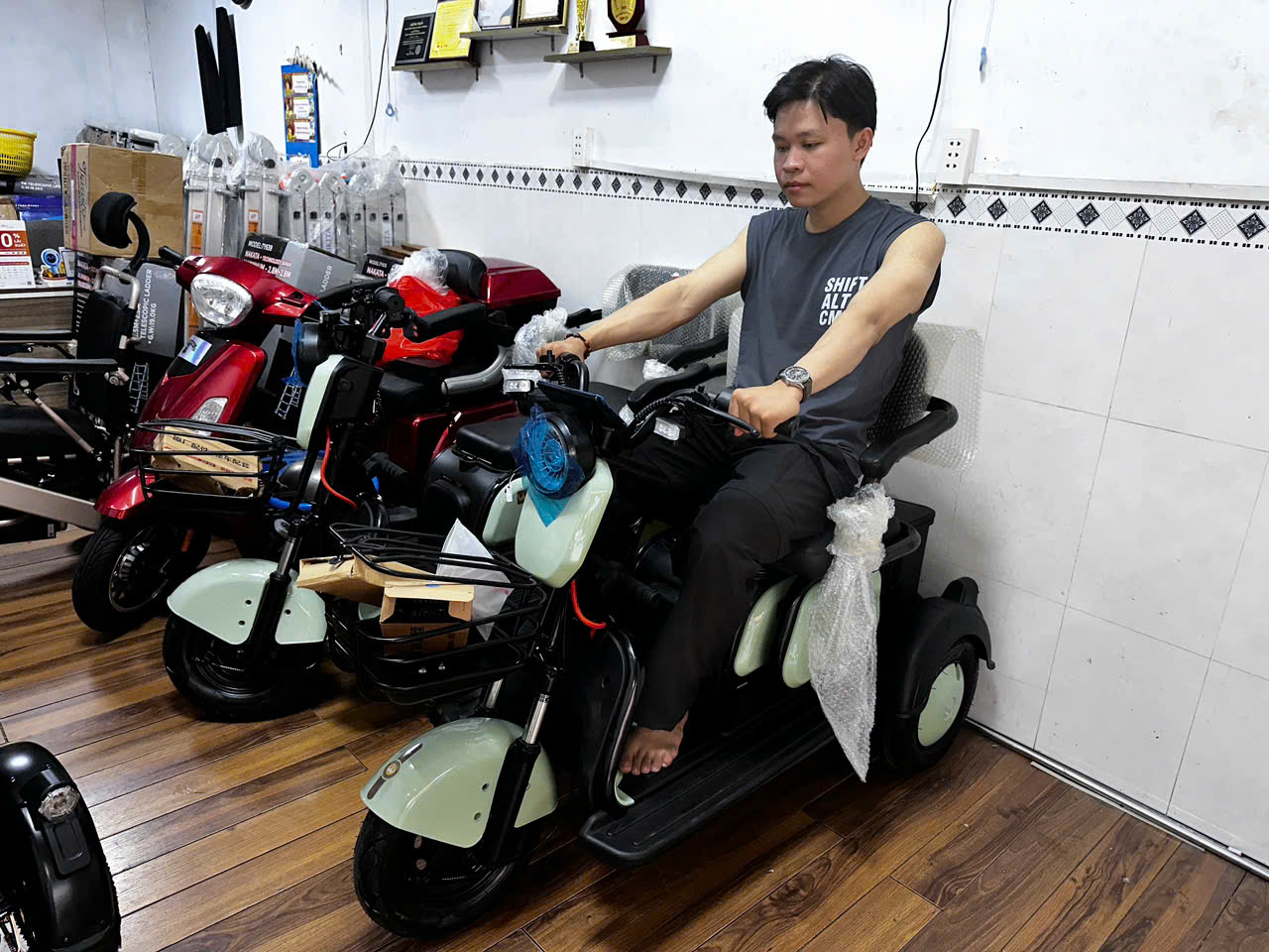 Xe điện 3 bánh giá rẻ